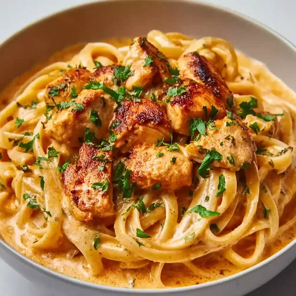 Cowboy Butter Chicken Linguine Recipe - Recipe Image