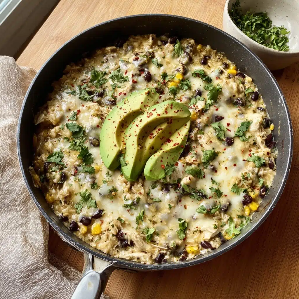 Salsa Verde Chicken & Rice Skillet Recipe - Recipe Image