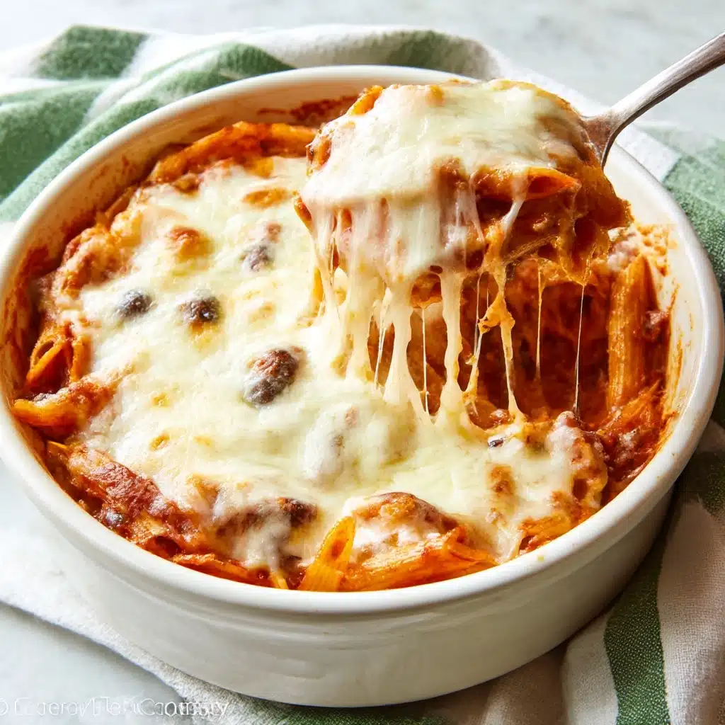 Simple Cheesy Baked Pasta Recipe - Recipe Image