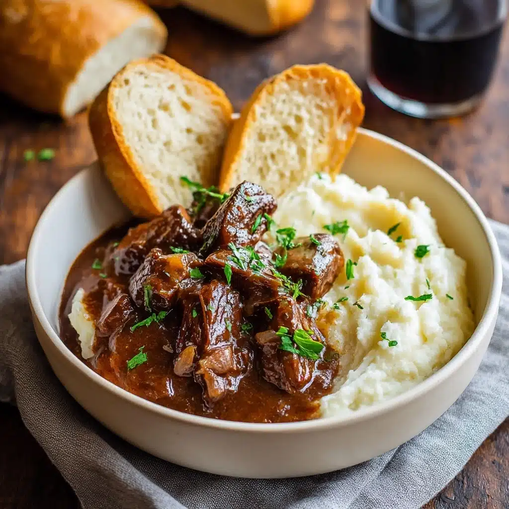 Slow Cooker Beef Manhattan Recipe - Recipe Image