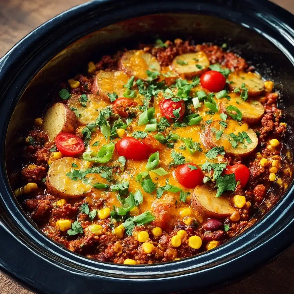 Easy Slow Cooker Cowboy Casserole Recipe - Recipe Image