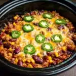 Slow Cooker Taco Casserole Recipe
