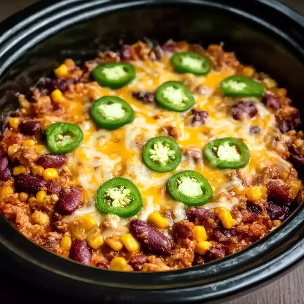 Slow Cooker Taco Casserole Recipe