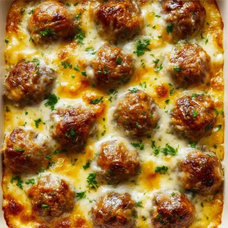 Dump-and-Bake Meatball Casserole Recipe