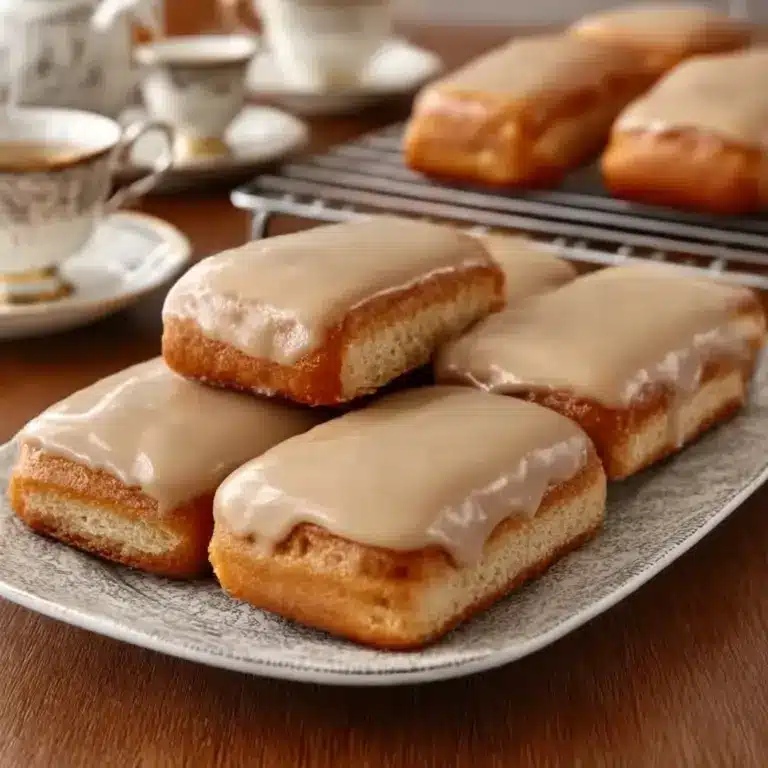 Soft Baked Maple Donut Bars Recipe