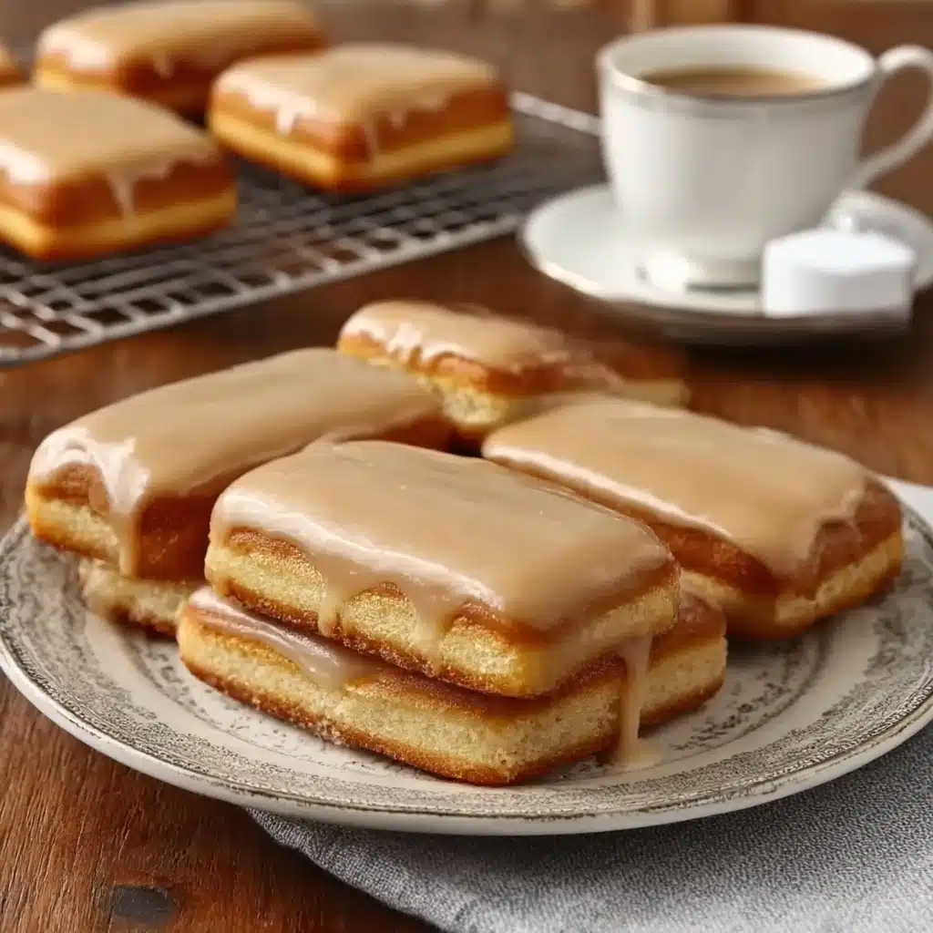 Soft Baked Maple Donut Bars Recipe - Recipe Image