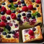 High Protein Triple Berry Bake Recipe
