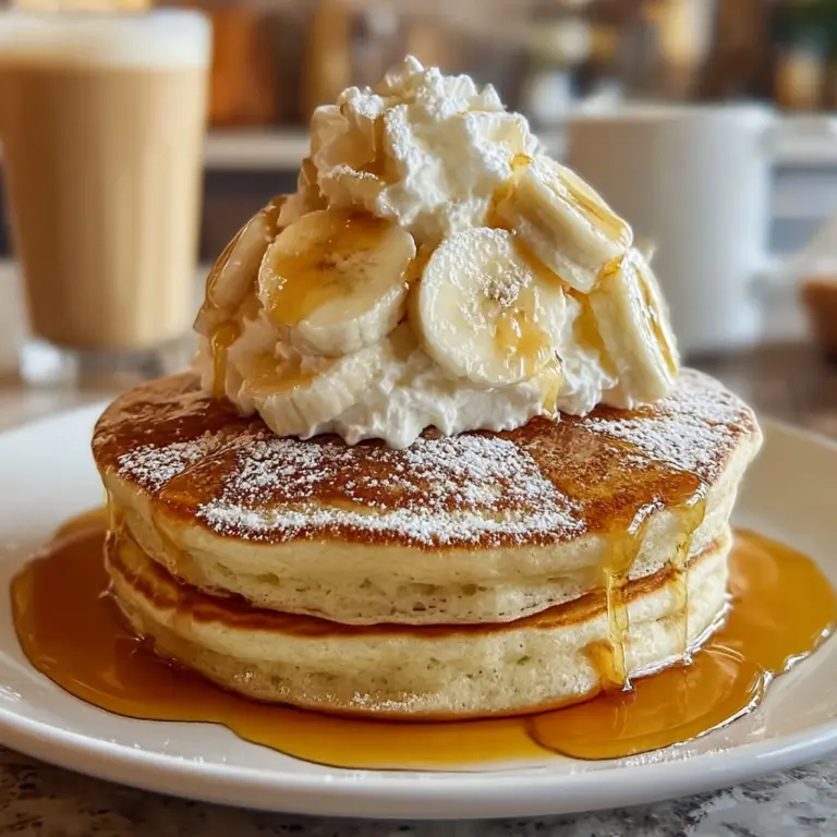 Sweet Coconut Cream Pancakes Recipe
