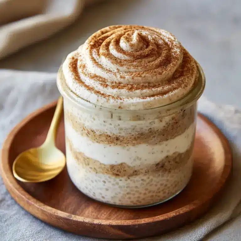 Cinnamon Roll Overnight Oats Recipe