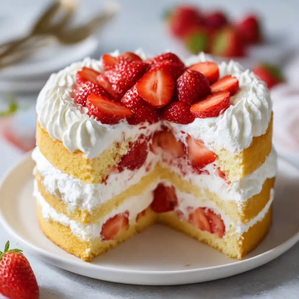 Strawberry Shortcake Cake Recipe - Recipe Image