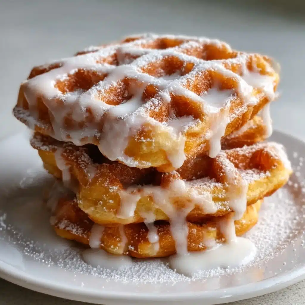 Apple Fritter Waffle Donuts Recipe - Recipe Image