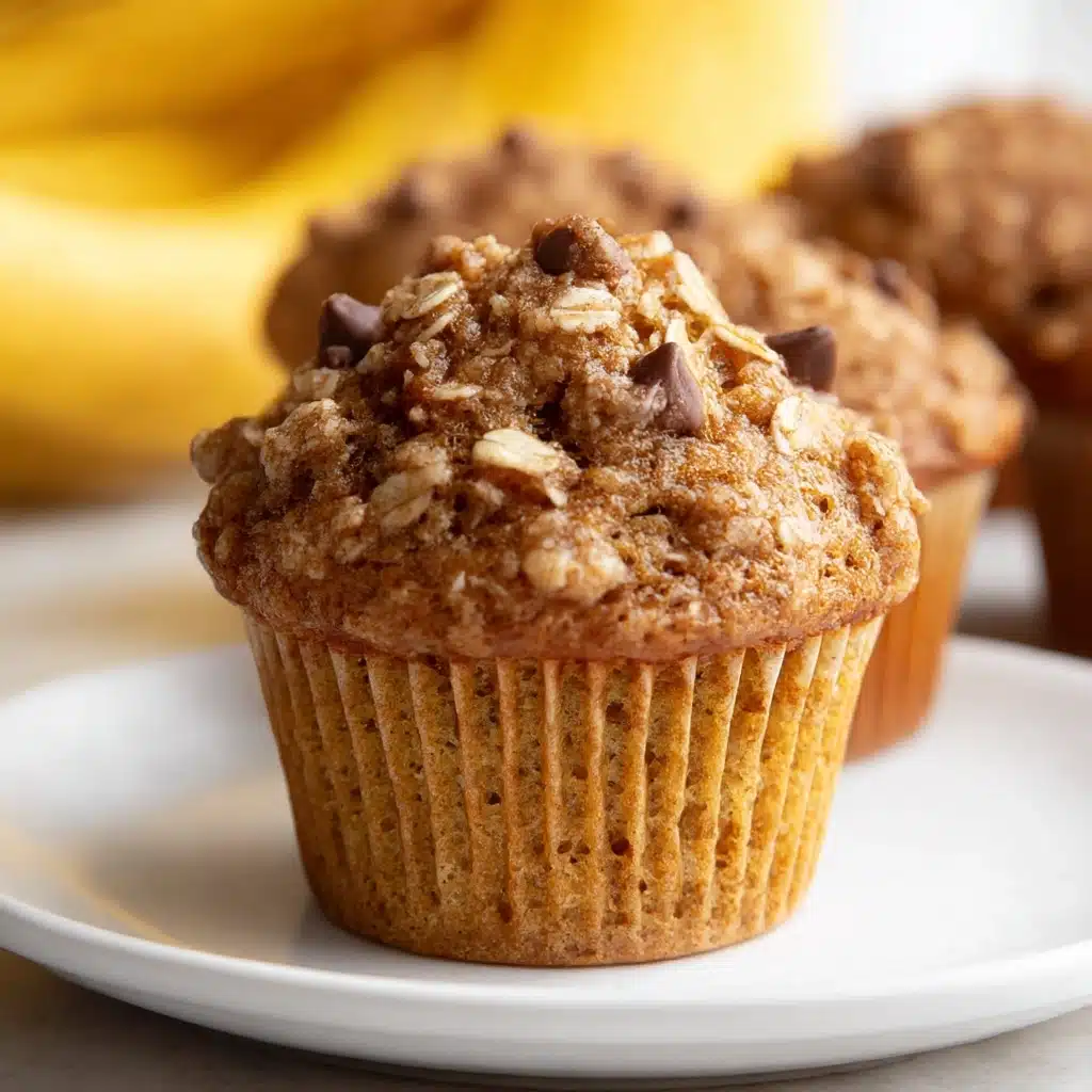 Healthy Banana Oatmeal Muffins Recipe - Recipe Image