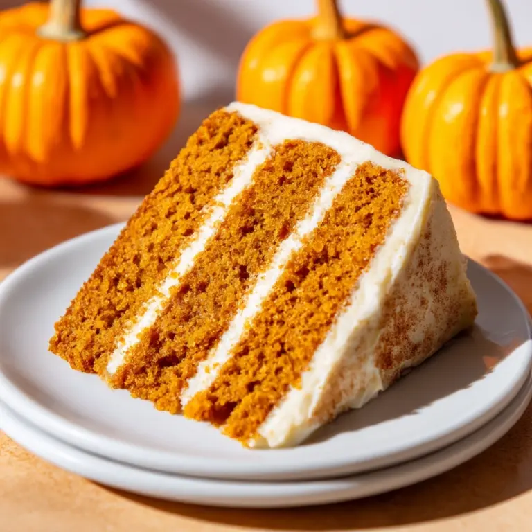Pumpkin Cake with Cinnamon Cream Cheese Frosting Recipe
