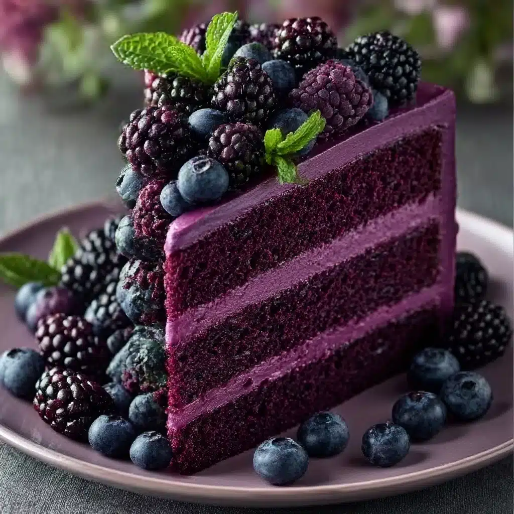 Blackberry Bliss Cake Recipe - Recipe Image