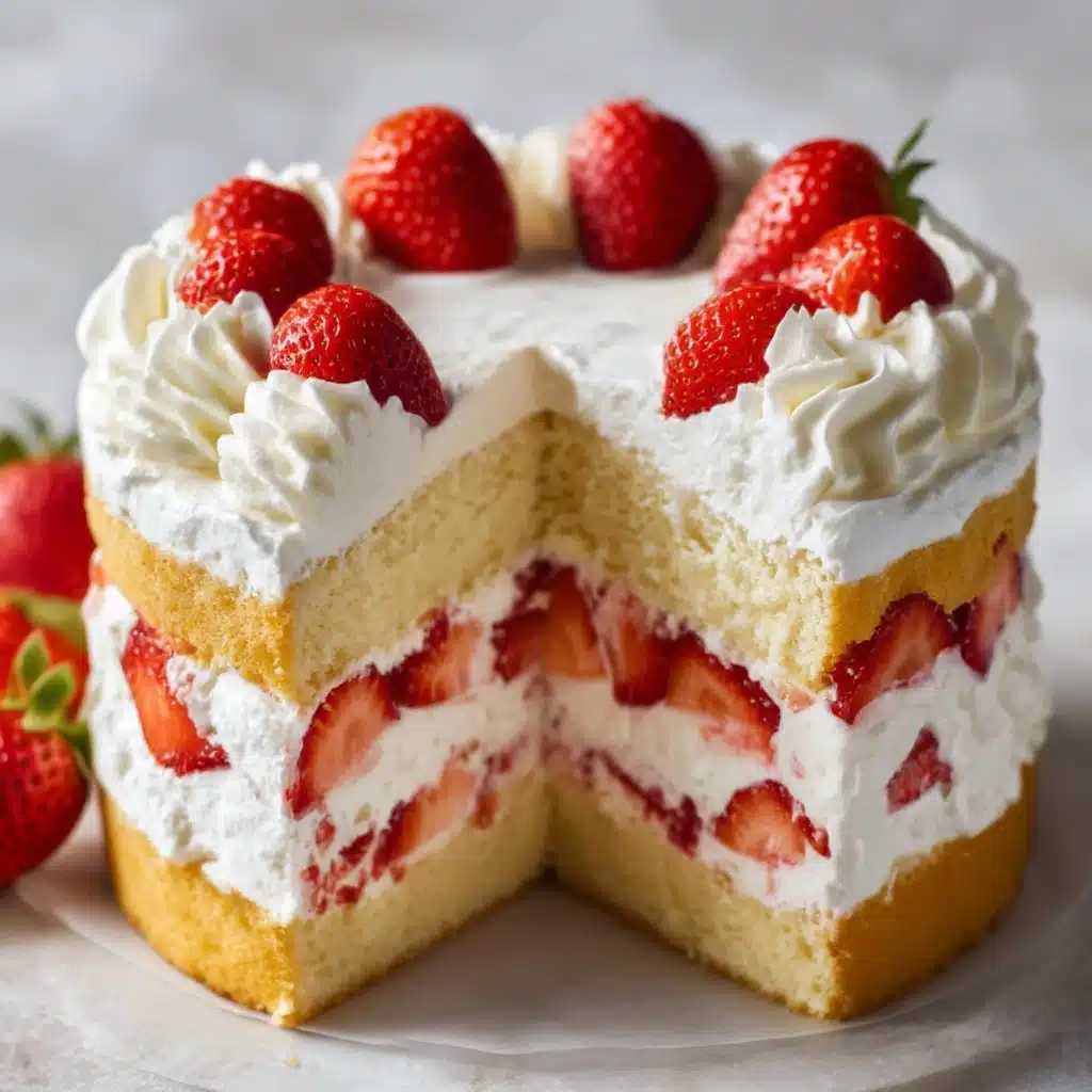 Strawberry Shortcake Cake Recipe - Recipe Image