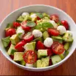 Easy Cucumber Mozzarella Salad Recipe