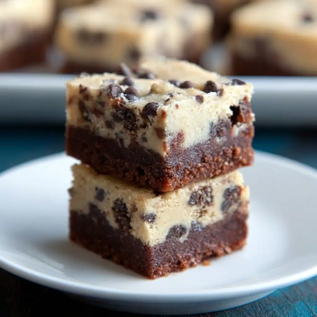 Cookie Dough Brownies Recipe - Recipe Image