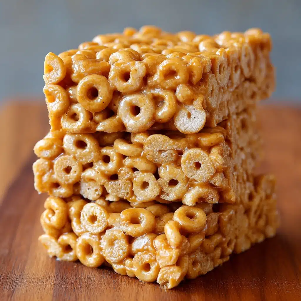 Peanut Butter Cheerio Bars Recipe - Recipe Image