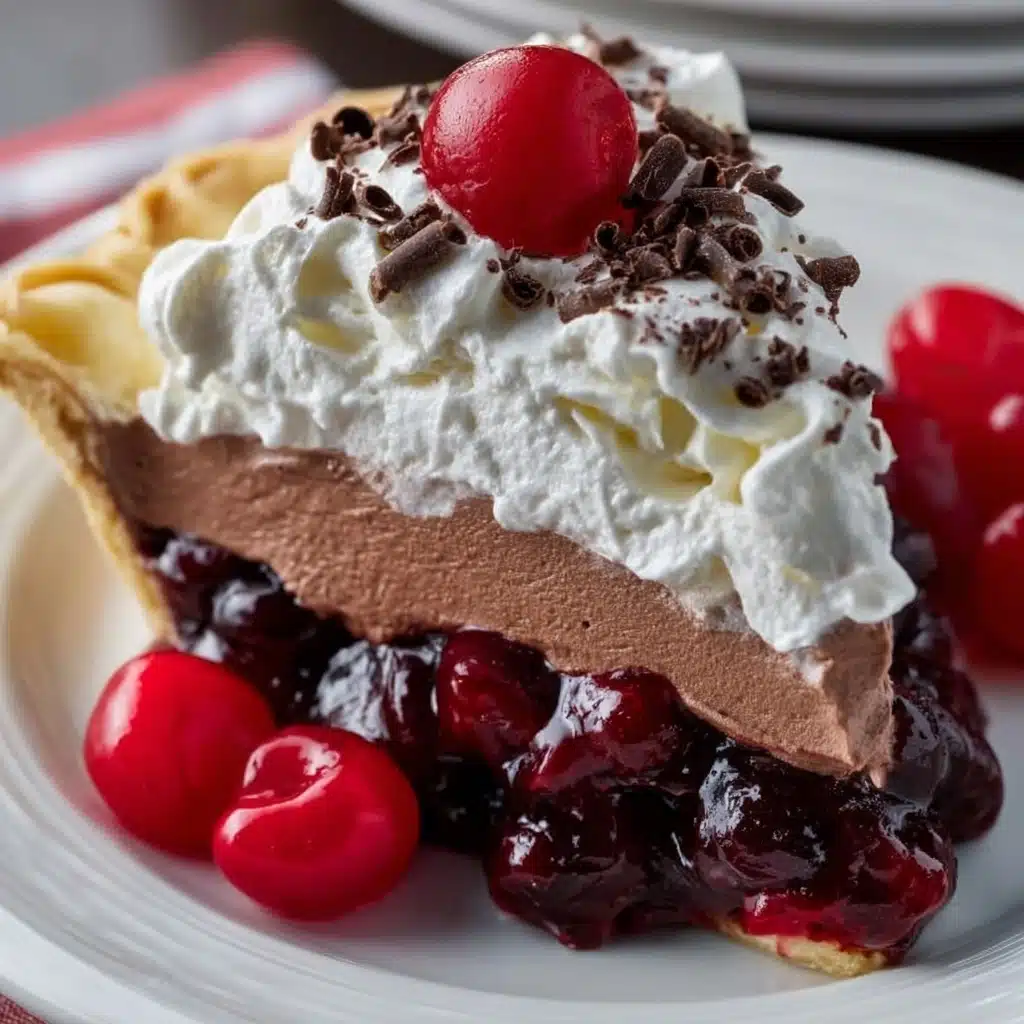 Chocolate Cherry Cream Pie Recipe - Recipe Image