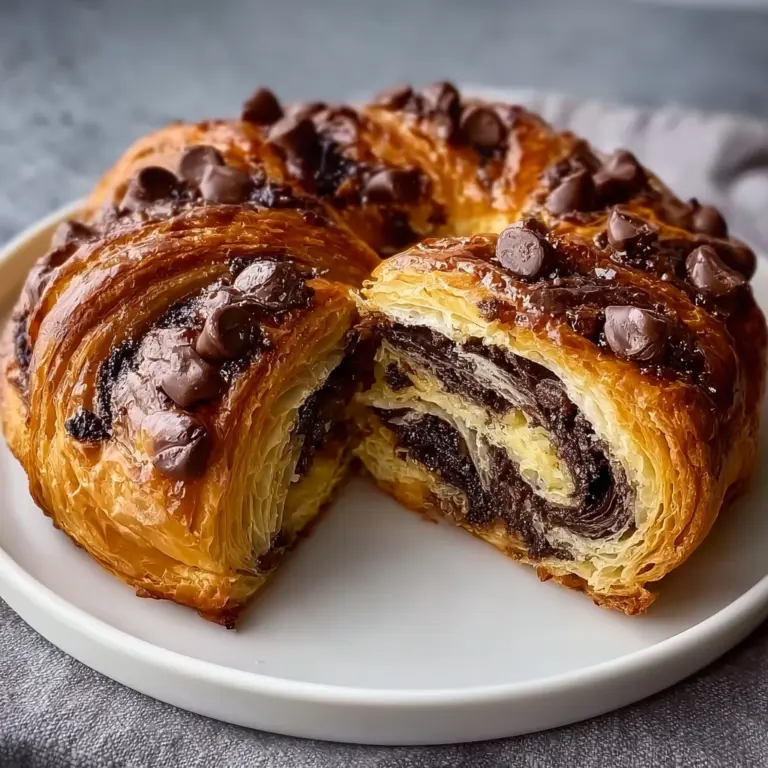 Chocolate Croissant Breakfast Bake that Everyone Loves