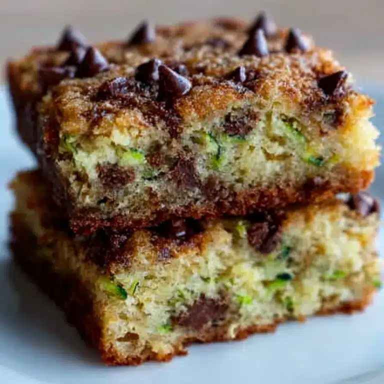 Chocolate Chip Zucchini Cookie Bars Recipe