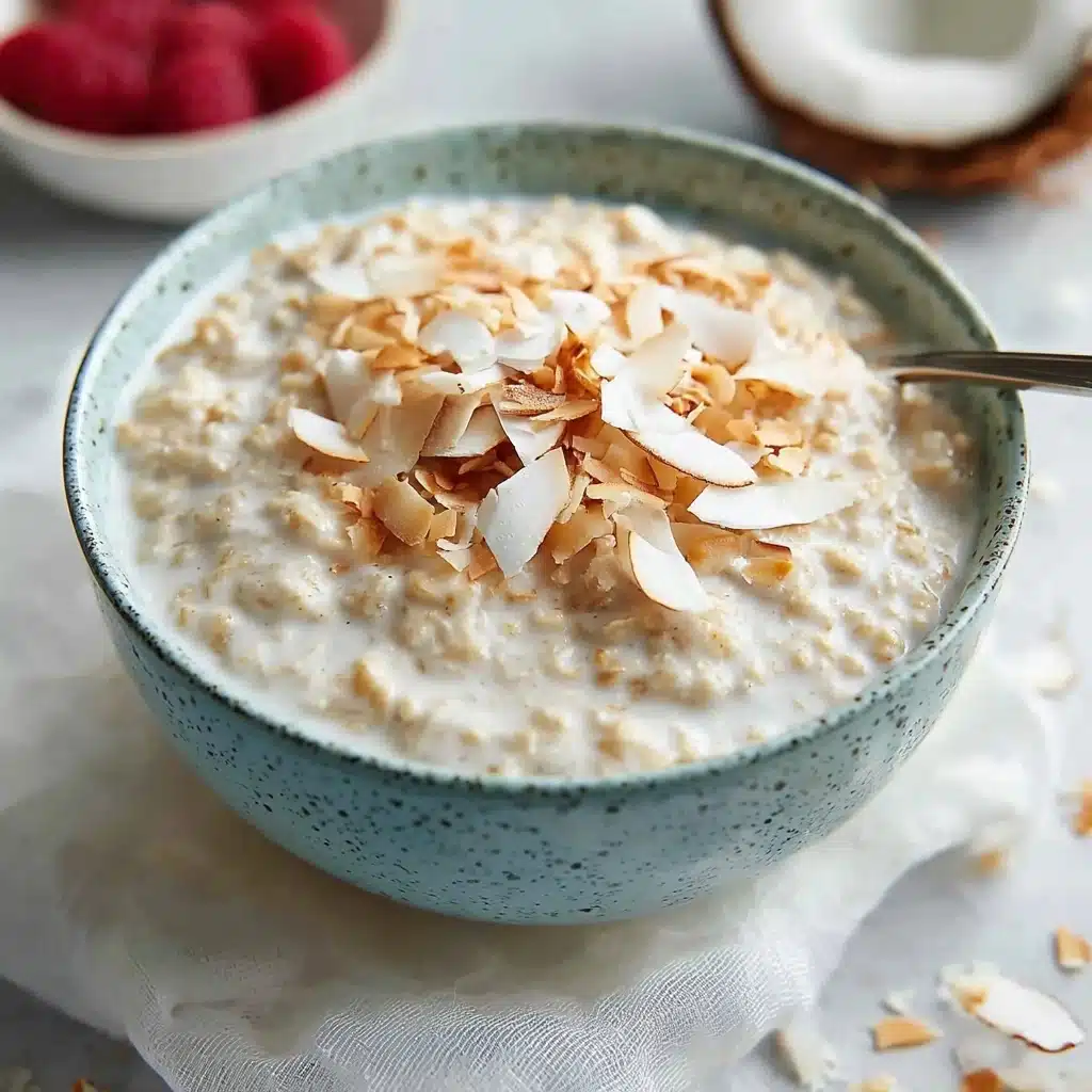 Coconut Cream Pie Overnight Oats Recipe - Recipe Image