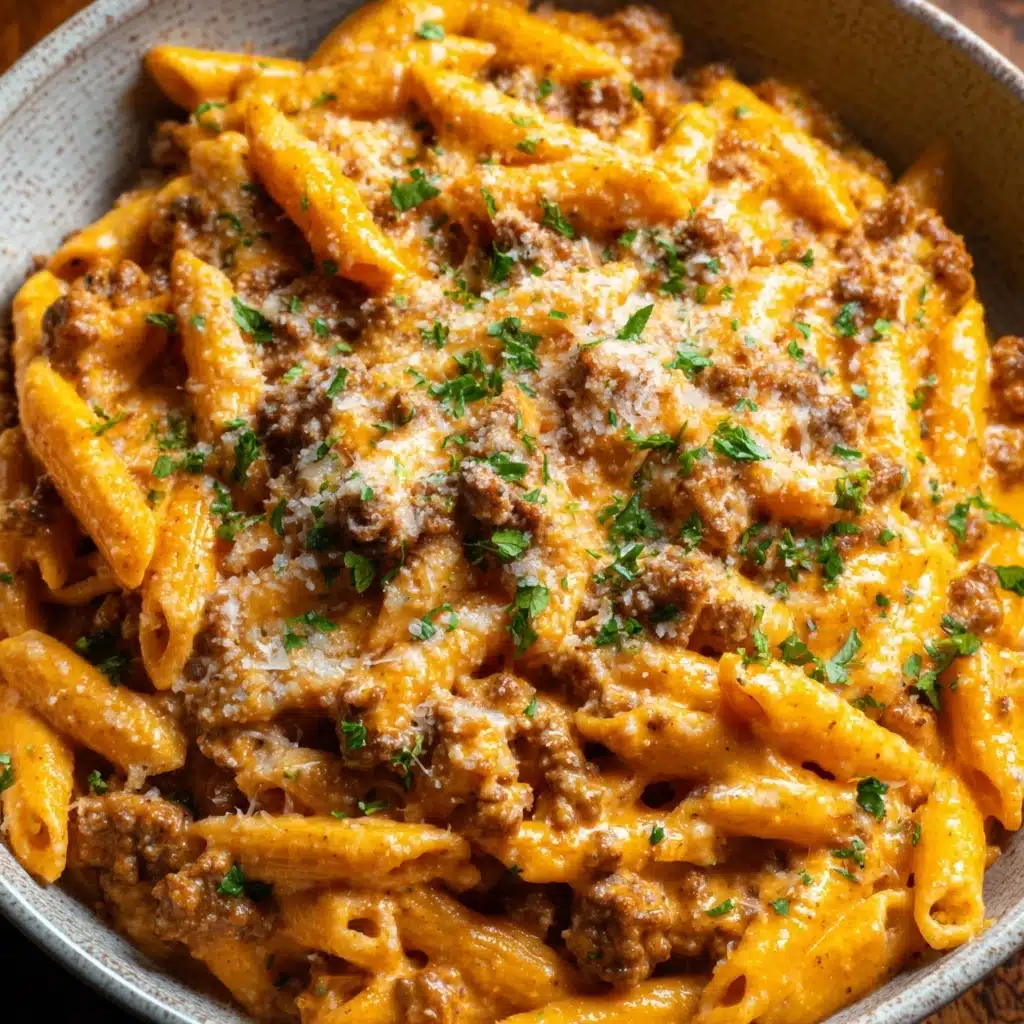 High Protein Creamy Beef Pasta Recipe