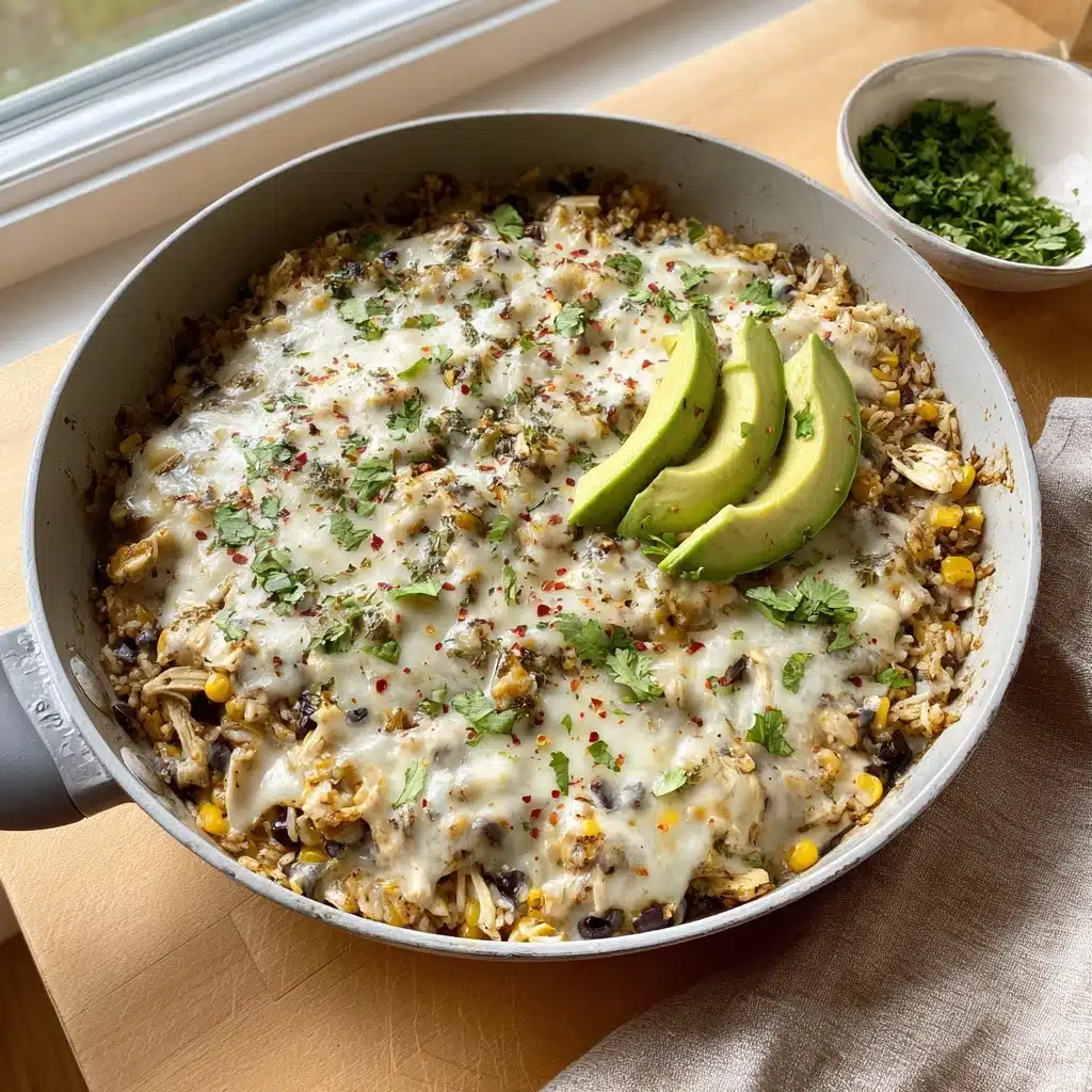 Salsa Verde Chicken & Rice Skillet Recipe - Recipe Image