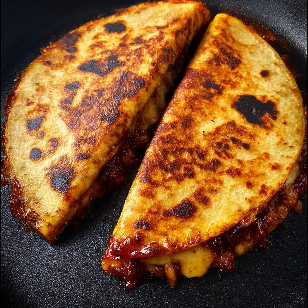 Blackstone Hot Honey BBQ Chicken Quesadillas Recipe - Recipe Image