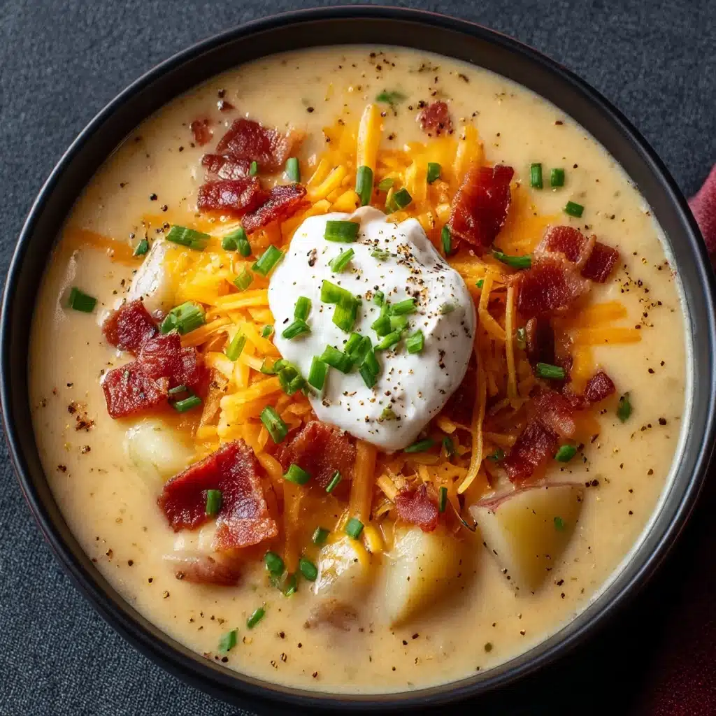 Comforting Loaded Baked Potato Soup Recipe