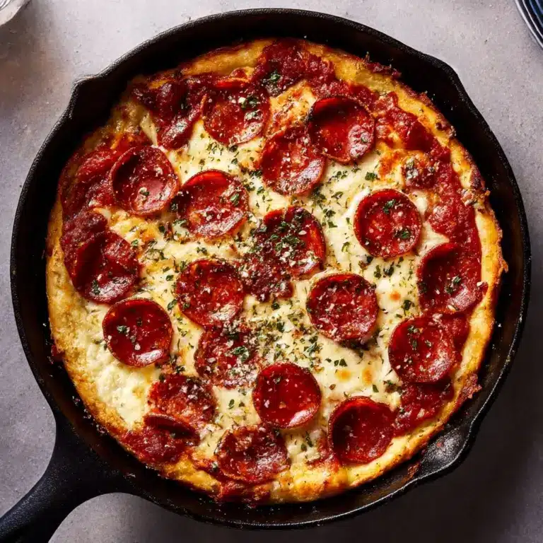 Cast Iron Skillet Pizza Recipe