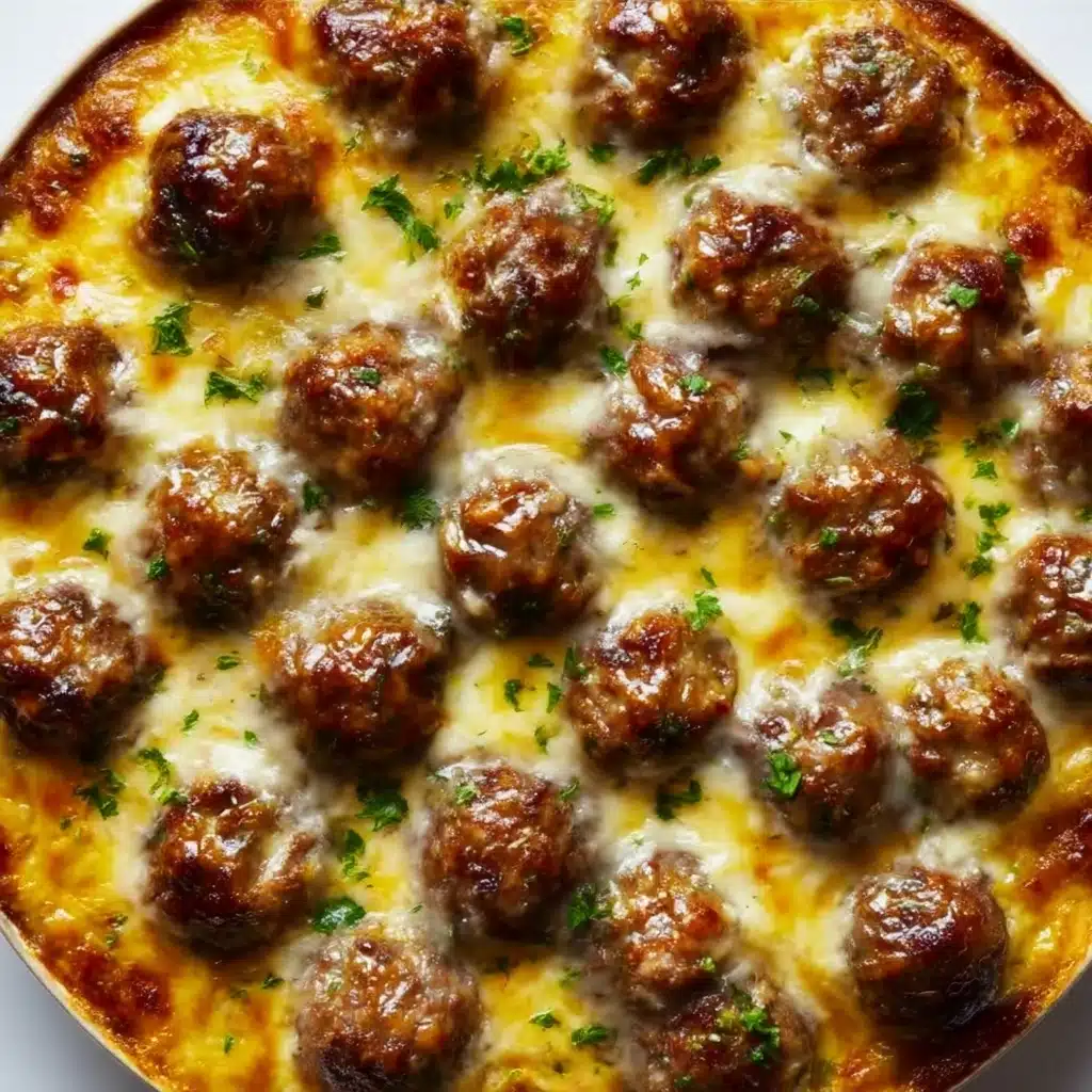 Dump-and-Bake Meatball Casserole Recipe - Recipe Image