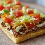 Easy Crescent Roll Taco Pizza Recipe