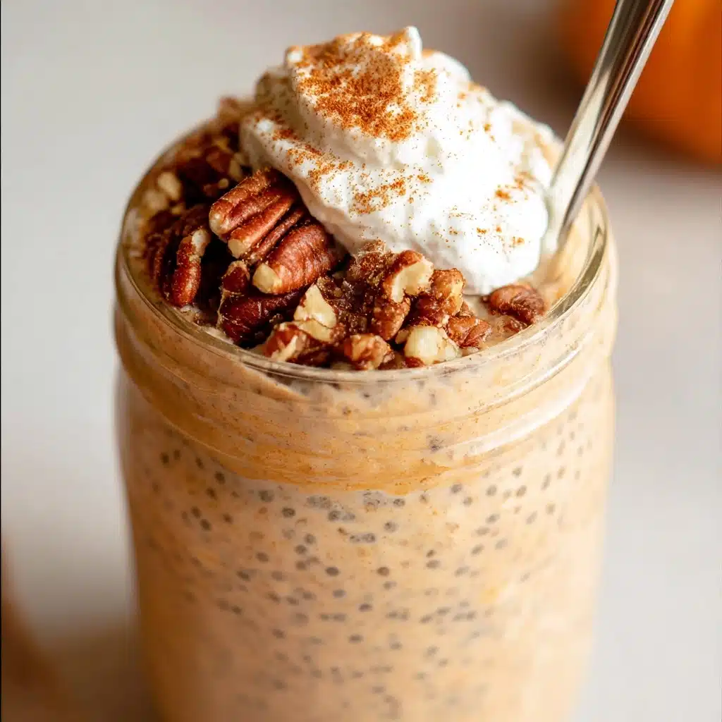 High Protein Pumpkin Overnight Oats Recipe - Recipe Image