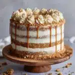 Churro Layer Cake with Cinnamon Sugar Crunch Recipe