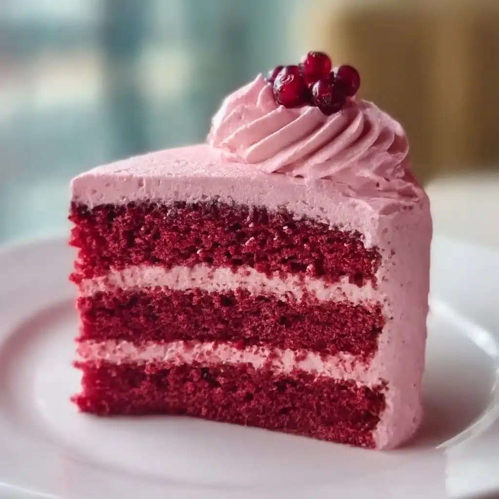 Mother's Day Pink Velvet Cake Recipe - Recipe Image