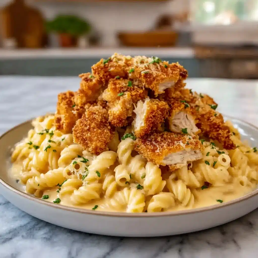 Creamy Chicken Mac and Cheese Recipe - Recipe Image