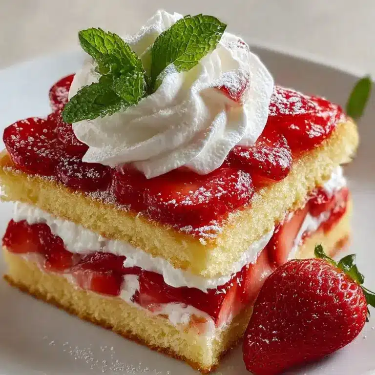 Fluffy Italian Strawberry Shortcake Recipe