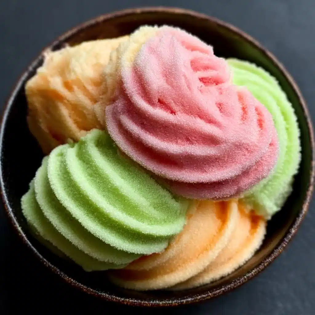Homemade Rainbow Sherbet Recipe - Recipe Image
