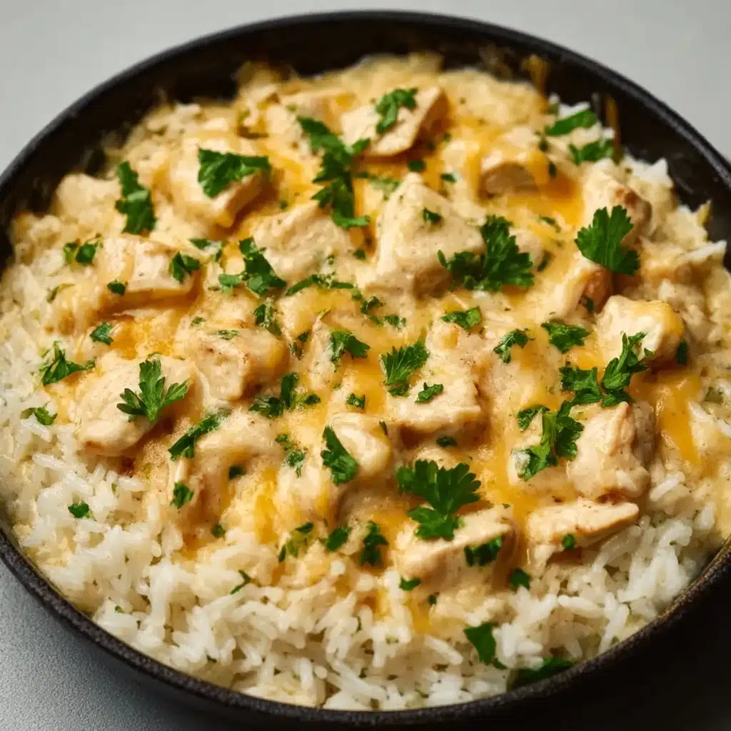 Cheesy Chicken and Rice Recipe - Recipe Image