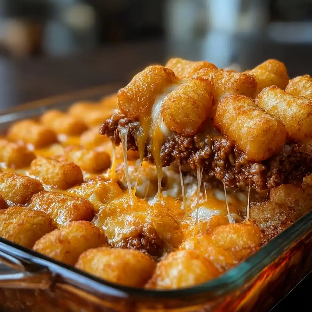Chili Cheese Tater Tot Casserole Recipe - Recipe Image