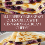 Blueberry Breakfast Quesadilla Recipe