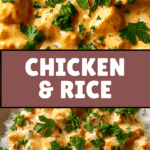 Creamy Smothered Chicken and Rice Recipe