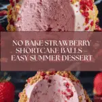 Strawberry Shortcake No Bake Balls Recipe