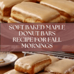 Soft Baked Maple Donut Bars Recipe