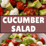 Easy Cucumber Mozzarella Salad Recipe