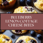 Blueberry and Lemon Zest Cottage Cheese Bites Recipe