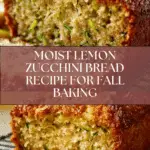 Luscious Lemon Zucchini Bread Recipe