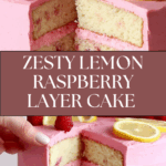 Lemon Raspberry Layer Cake Recipe
