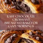Chocolate Croissant Breakfast Bake that Everyone Loves